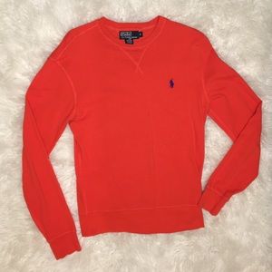 ☀️Ralph Lauren top orange small EUC